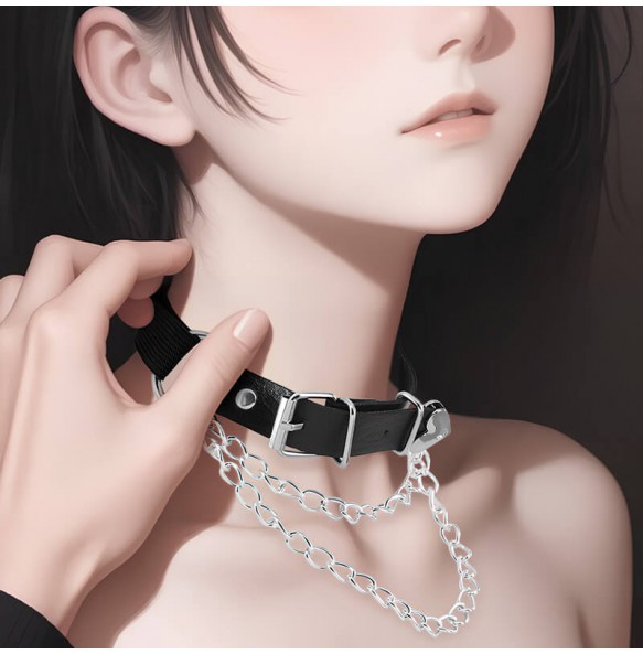 MizzZee - Pleasure Bondage Collar Restraint Set SM (Type A)